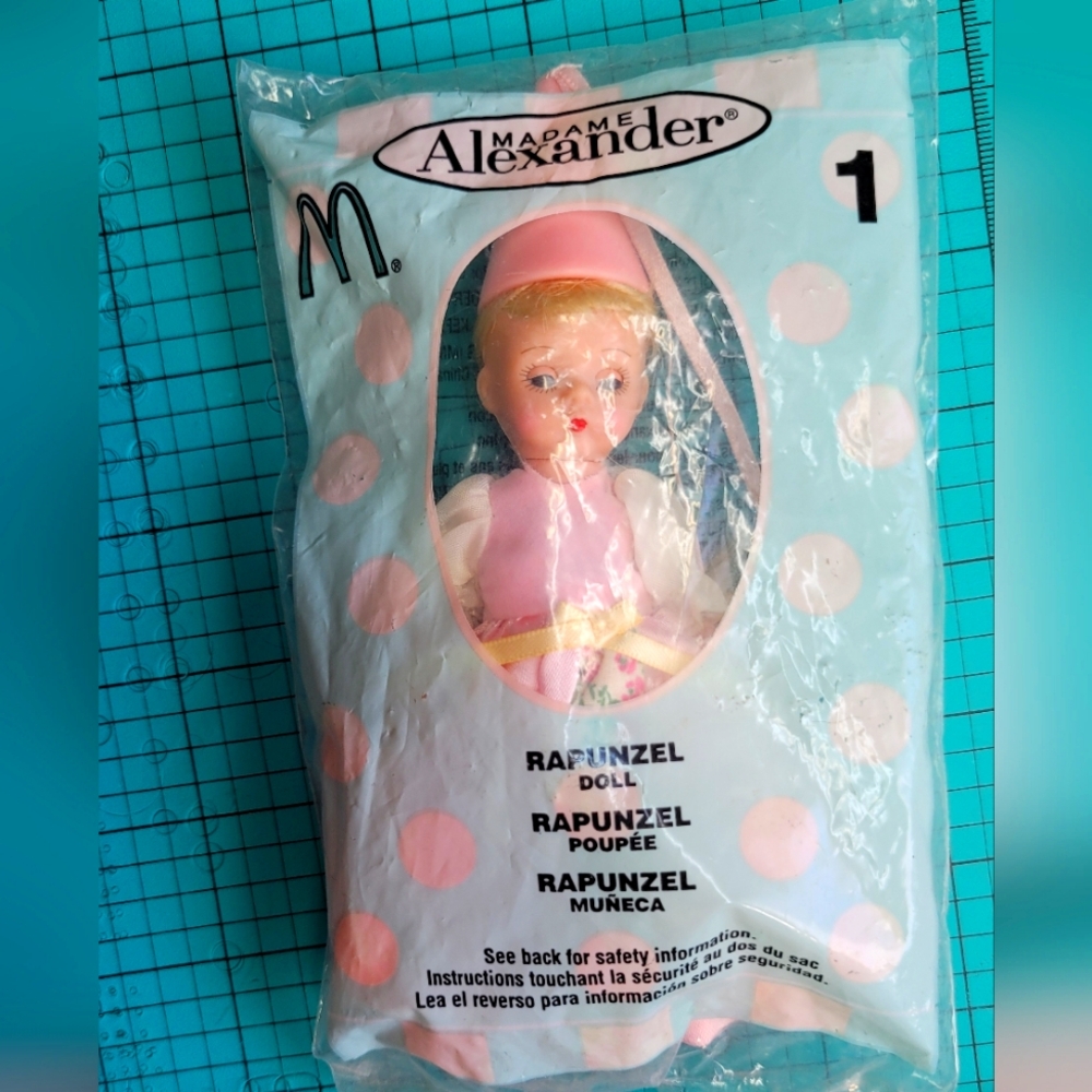 Madame Alexander Rapunzel Doll with Pink Outfit McDonald's toy 2003